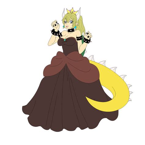 Princess Bowsette Koopa by GOLDsArt-n-Stuff on DeviantArt