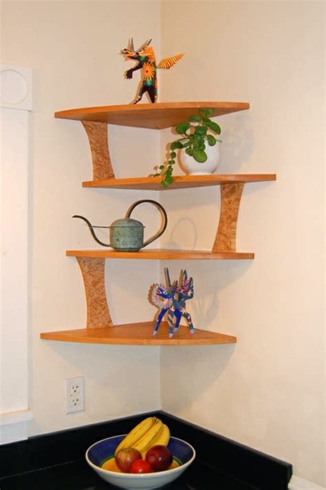 Great suggestions for corner shelving units- 20 ideas