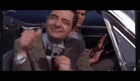 Mr Bean Smile GIF - MrBean Smile Approve - Discover & Share GIFs