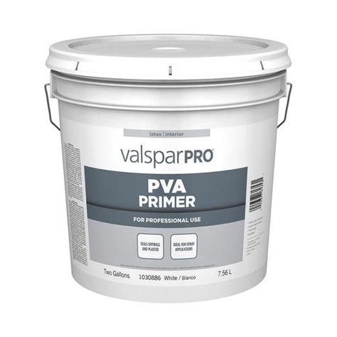 Valspar Pro Interior Pva Water-Based Wall and Ceiling Primer (2-Gallon ...