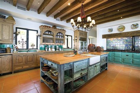 Mexican luxury villa Kitchen Mexican Style, Spanish Kitchen, Mexican Kitchens, Kitchen Style ...