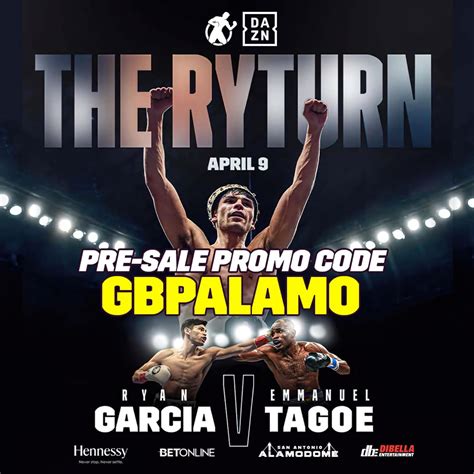 Ryan Garcia Vs. Tagoe On April 9, Live On DAZN - Boxing News 24