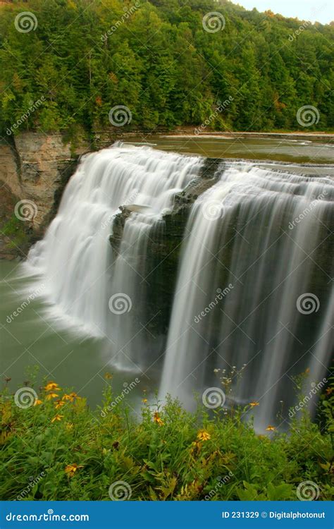 Cascading Waterfalls stock image. Image of beautiful, powerful - 231329