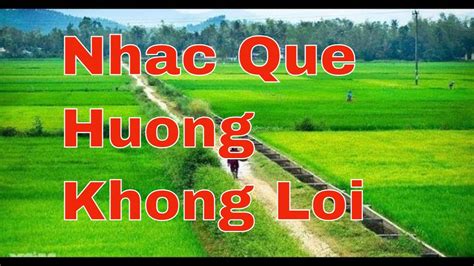 nhac bolero que huong hay nhat-guitar khong loi beautiful nature - YouTube