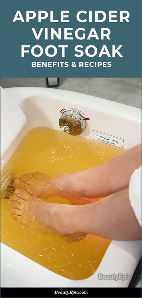 How to Make a Apple Cider Vinegar Foot Soak? | Apple cider vinegar foot soak, Apple cider ...