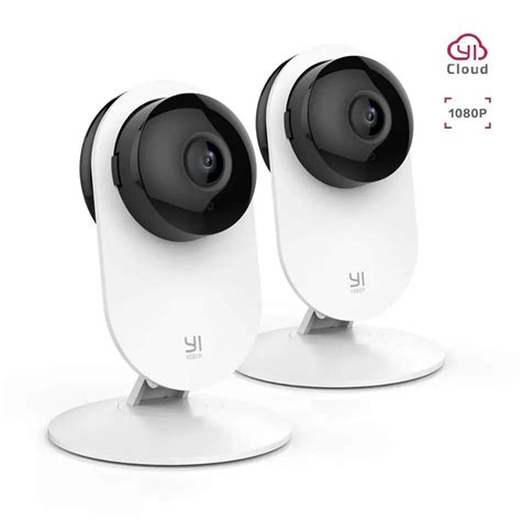 YI 2pc 1080p Home Camera Indoor Security Wireless IP Cam Surveillance ...