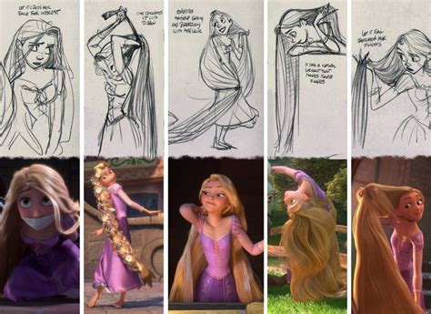 Glenn Keane's Concept Art of Rapunzel's hair - Disney Princess Photo (36283329) - Fanpop