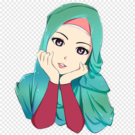 Free download | Animated girl illustration, Hijab Cartoon Islam Drawing ...