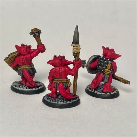 3 Kobold Warriors Hand-painted Miniatures / D&D Dnd Pathfinder - Etsy