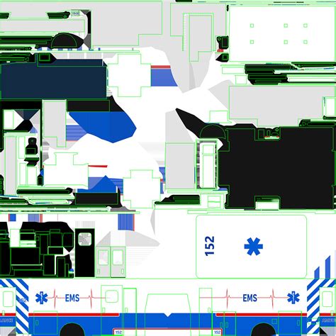 ArtStation - Ford E-Series Ambulance with Interior | Resources