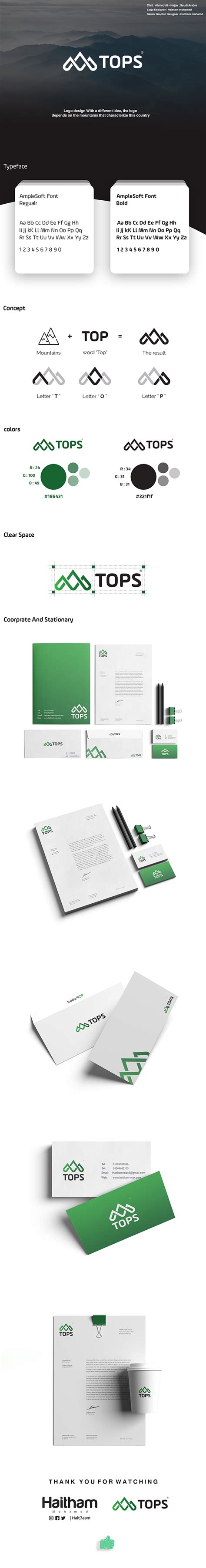 Tops logo on Behance