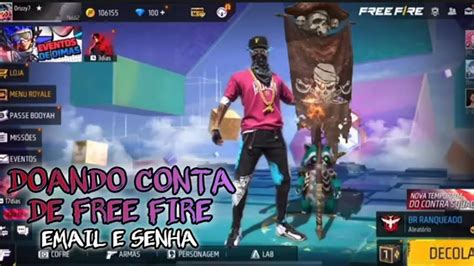 DOANDO CONTA RARA DE FREE FIRE 2023 - YouTube