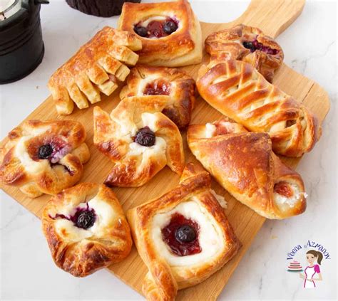 Danish Pastry - Dough, filling, and shaping - Veena Azmanov