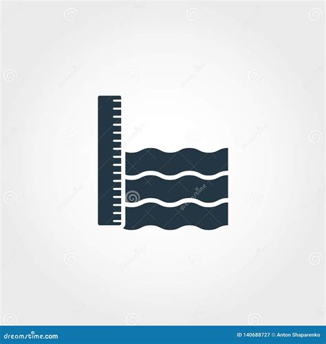 Depth Measurement Icon from Measurement Icons Collection. Creative ...