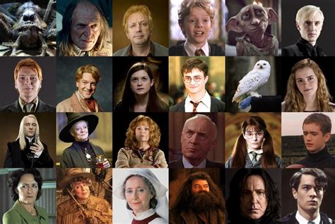 Harry Potter And The Chamber Of Secrets Characters List