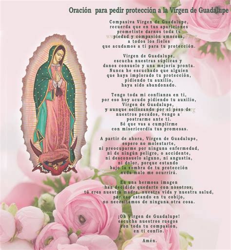 Lista 96+ Imagen De Fondo Oracion A La Virgen De Guadalupe Por Los Hijos Lleno