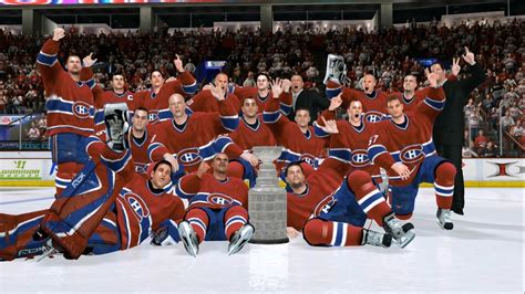 NHL 08 - Montreal Canadiens Win Stanley Cup ... In Overtime - YouTube