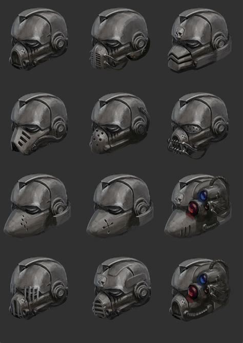 Space Marine Helmet Drawing - Space Marine Type Helmet By Barcenas-lightborn On Deviantart ...