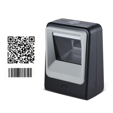 Wired Automatic Desktop 1D Barcode 2D QR Code Image Scanner Reader Scanning Platform Hands free ...