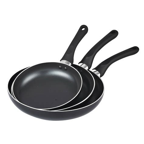 Cook N Home 3 Piece Non-Stick Frying Pan Set & Reviews | Wayfair