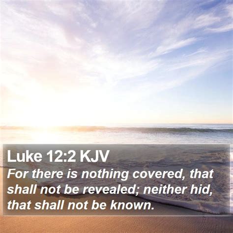 Luke 12:2 KJV Bible Verse Images