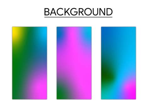 Premium Vector | Vactor bright vibrant set of gradients background