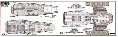 Intrepid class deck 9a-11 | Star trek starships, Star trek ships, Starfleet ships