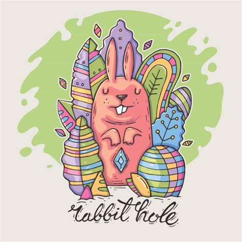 Rabbit Hole Drawings Illustrations, Royalty-Free Vector Graphics & Clip ...