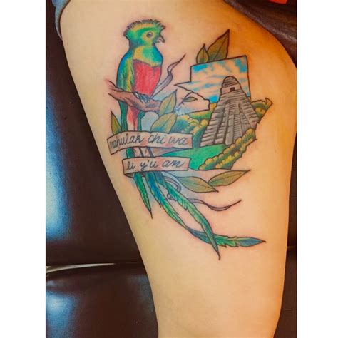 Guatemala tattoo #tattoo #ink #Guatemala #quetzal #flag #country #tatuaje #guatemalteca ...