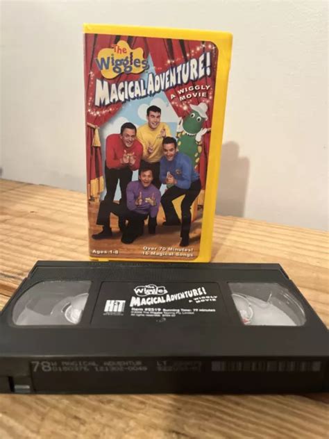 THE WIGGLES MAGICAL Adventure! A Wiggly Movie VHS Video Tape with 16 Songs $13.24 - PicClick AU