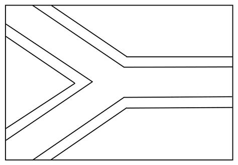 South African Flag to Color Flags Countries - Etsy