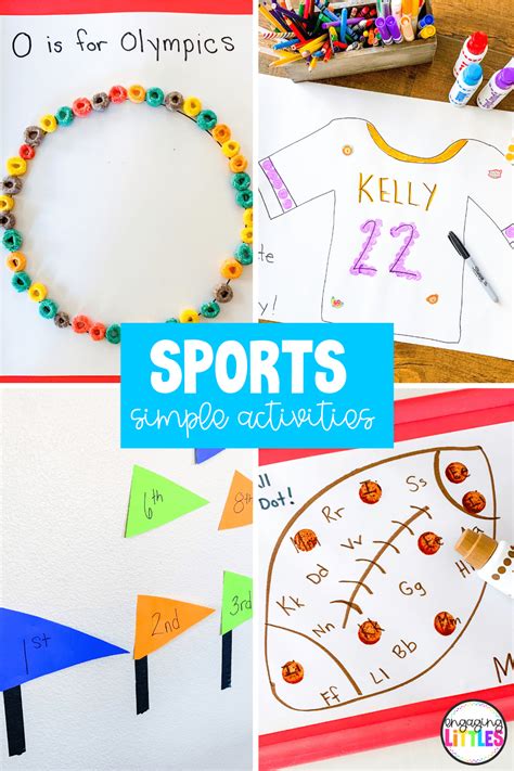 Simple Sports Themed Activities - Engaging Littles