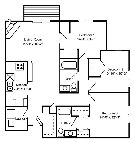 Dakota Apartment Floor Plans - floorplans.click