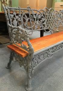 Antiques Atlas - Rare Cast Iron Garden Bench