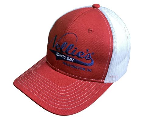 Red Trucker Hat - Nellie's Sports Bar