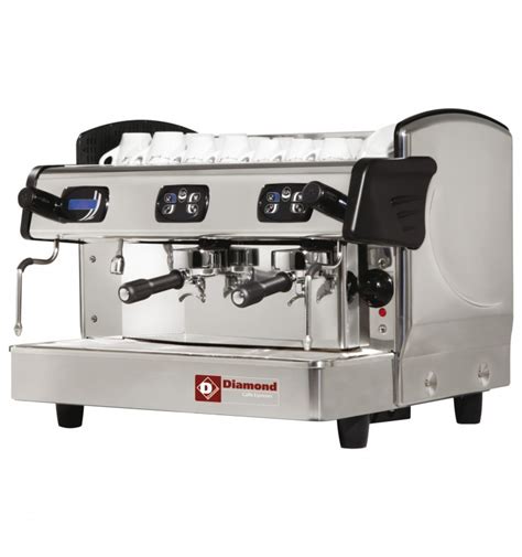 AROMA/2ED-N 2 Group Volumetric Espresso Machine - Coffee Machines - Beverages & Coffee