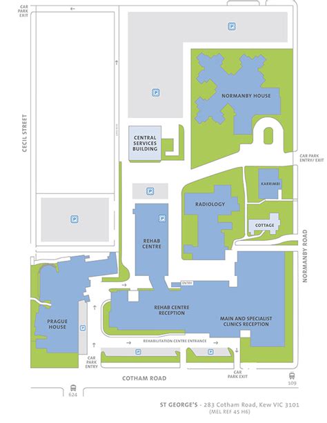 St George Hospital Map / Report - - St.Georges, Morpeth Old info ...