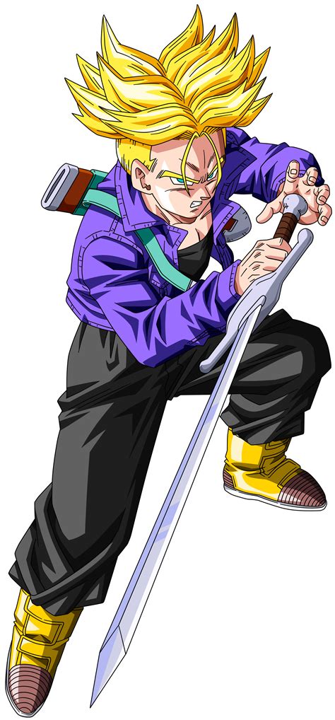 SSJ Trunks with Sword + Jacket by BoScha196 on DeviantArt