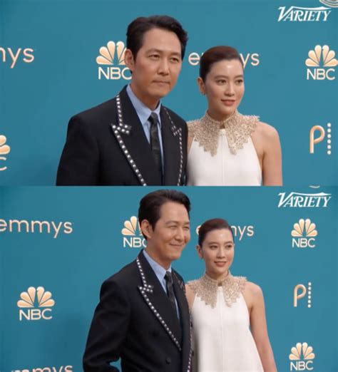 Lee Jung-Jae and girlfriend Lim Se-Ryung attend The 2022 Emmy Awards | DIPE.CO.KR