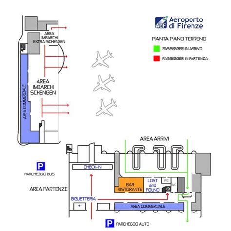 Florence Airport Map