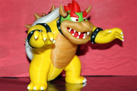 3D print Bowser from Mario games - Multi-color • made with Anet A8・Cults