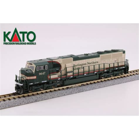 Kato 176-6503-dcc, N Scale EMD SD70MAC, Cab Headlight, DCC, BNSF Early Merger Warbonnet #9647