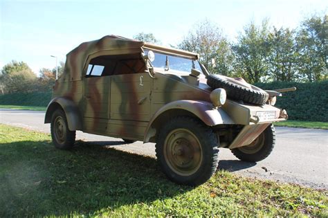 Kubelwagen - Normandy in summer 1944 - Military classic vehicles