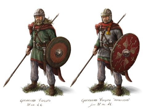 Visigoths | Ancient/Dark Ages/Medieval Warriors | Rzym