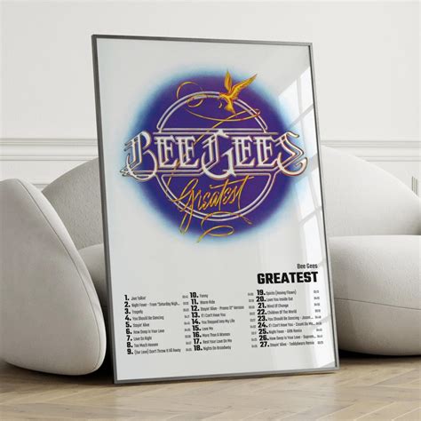 Bee Gees Greatest Album Cover Poster Wall Art Bee Gees - Etsy