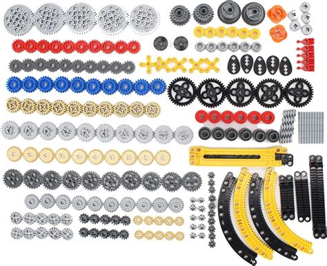 SEEMY 233PCS Gear Set for Technic Series Parts Compatible with Lego Technic Parts, DIY Gears ...