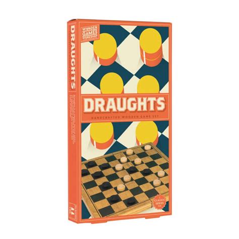 DRAUGHTS Handcrafted Wooden Board Game