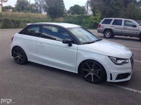 Audi A1 Niche Verona - M150 Wheels Black & Machined with Dark Tint