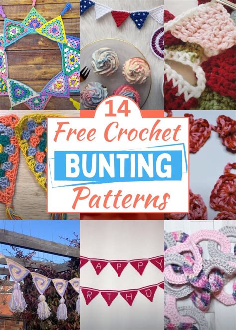 14 Crochet Bunting Patterns For Any Party + Video Tutorials (Free!)