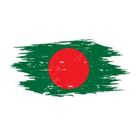 Vintage Bangladesh Flag In Brush Stroke, Background, Icon, Vector PNG and Vector with ...